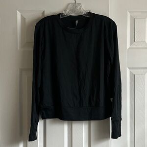 Black long sleeve top